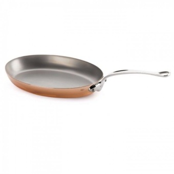 Сковорода овальная 35 х 23 см Mauviel MHeritage 6119.35 в ШефСтор (chefstore.ru)